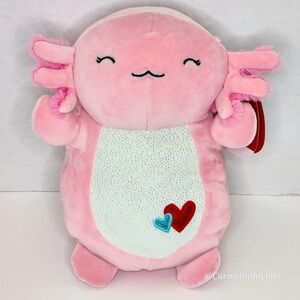 ❤️ ARCHIE 🦎 Valentines Day Axolotl Hugmee W Hearts Squishmallow By Kellytoy NWT